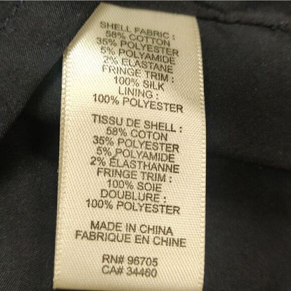 REBECCA TAYLOR Chambray Sleeveless Dress Chain Neckline Women’s Size 10 Blue - Picture 12 of 12